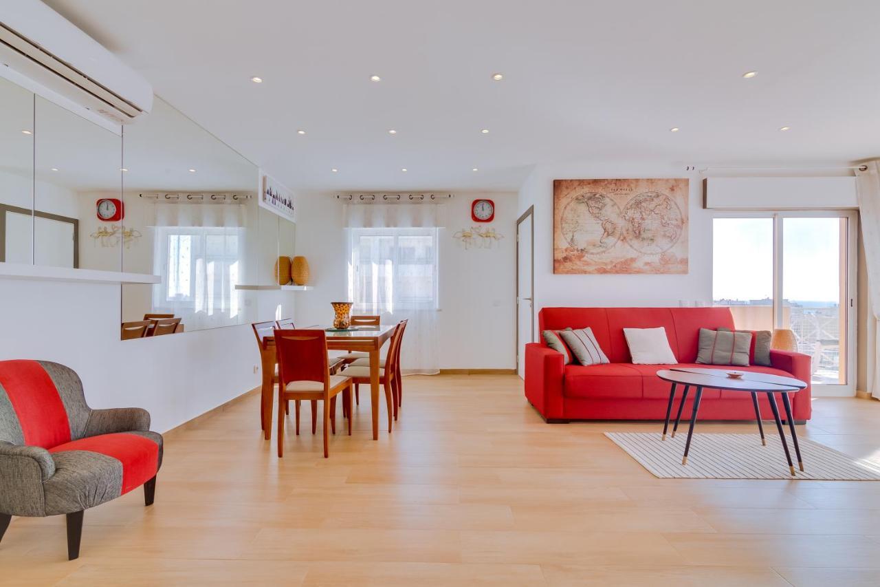 Ferienwohnung Al - Ocean Wide View Quarteira Exterior foto