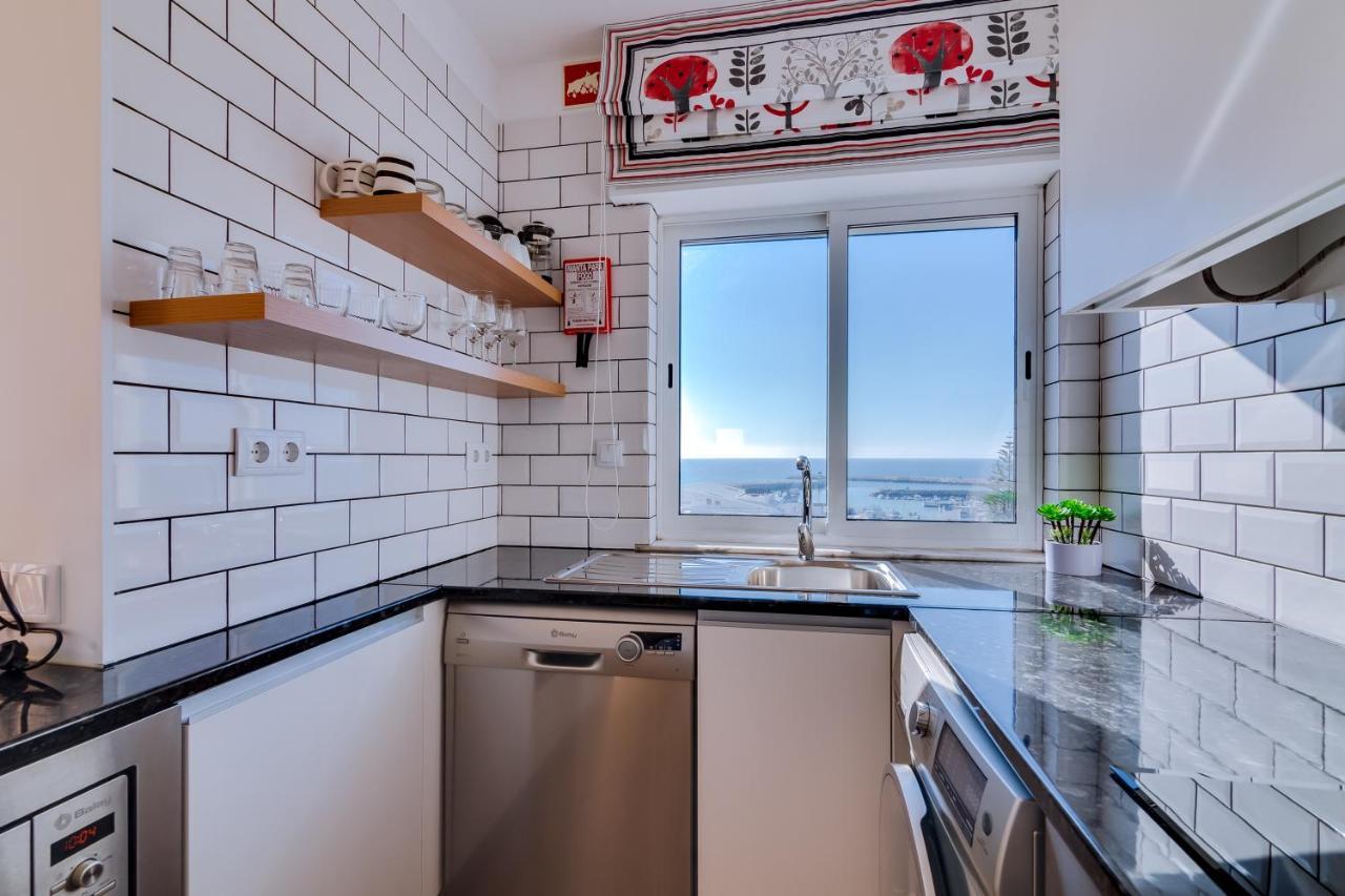 Ferienwohnung Al - Ocean Wide View Quarteira Exterior foto
