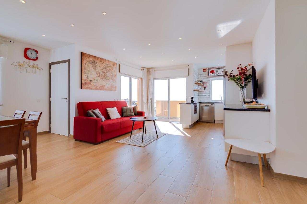 Ferienwohnung Al - Ocean Wide View Quarteira Exterior foto